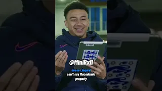 Jesse Lingard can't say Macadamia properly 😂