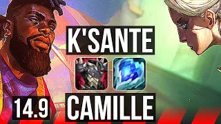 K'SANTE vs CAMILLE (TOP) | 10/0/5, Legendary, 33k DMG | EUW Diamond | 14.9