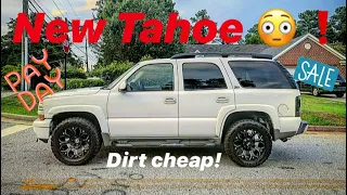 I BOUGHT A NEW TAHOE Z71!! DIRT CHEAP | Lifted trucks | Squatted Trucks | daily vlog | MUST WATCH