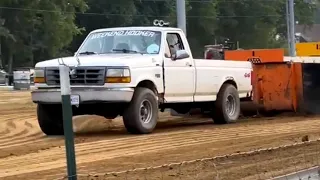 Ford F-150 300 inline 6 tractor pull w/ in-cab view