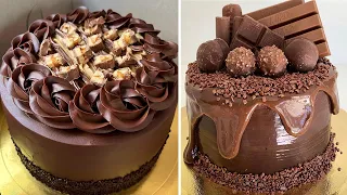 Best Birthday Chocolate Cake Decorating Tutorial | Easy Chocolate Cake Recipes | So Yummy Cake