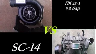 Механический нагнетатель.Сравнение компрессоров: SC 14 от Toyota vs ПК 23-1 от AUTOTURBO