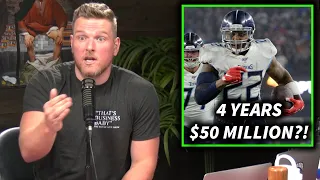 Pat McAfee Reacts To Derrick Henry's MASSIVE Contract Extension