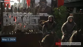 KINGDOM OF THE PLANET OF THE APES world premiere interviews Owen Teague, cast & crew - May 2,2024 4K