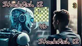 Stockfish 12 Vs Stockfish 12 Amazing game.. superb mind #chess #shortvideo #video #gaming #genius ##