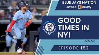 Good times in NY, Vladdy's knee, another Alek Manoah update, and more!