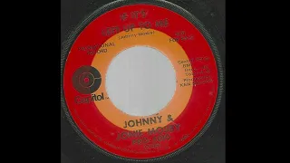 Johnny & Jonie Mosby "If It's Left Up to Me" promo mono vinyl 45