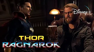 Thor: Ragnarok | Doctor Strange Helps Thor Find Odin Scene | Disney+ [2017]