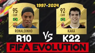 Ronaldinho VS Kaká FIFA EVOLUTION 😢💔 FIFA (97-24)