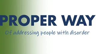 #7 " Bawal judgemental" Proper of of addressing people with mental health disorder