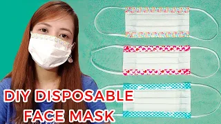 EASY DIY DISPOSABLE FACE MASK USING PAPER TOWEL / HOW TO MAKE FACE MASK