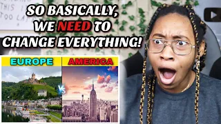 AMERICAN REACTS TO EUROPE VS AMERICA! HOW DO WE COMPARE? 😳