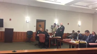 Accused elder rapist interrupts judge repeatedly