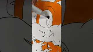 Drawing Tails From Sonic The Hedgehog - Step by Step