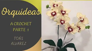 Crochet orchids part 1.