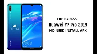 How to Bypass FRP Lock Huawei Y7 Pro 2019 (DUB-LX2) no need install APK file