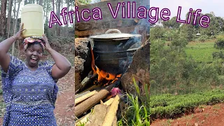 Cook with me Africa’s Most Popular common Traditional Village food lunch