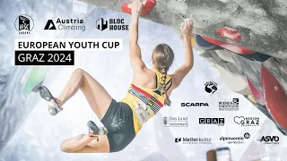 IFSC European Youth Cup 2024 | Bloc House Graz | Highlights