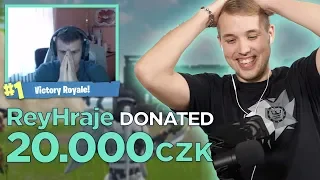 Poslal jsem začínajícímu streamerovi 20 000 Kč