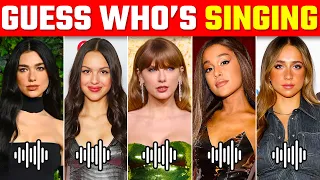 Guess WHO'S SINGING 🎤 Guess The Singers By Cover Song | Taylor Swift, Olivia Rodrigo, Ariana Grande