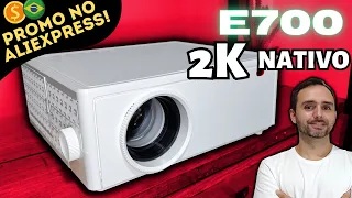 Projetor Everycom E700 2K 👀 MELHOR QUE FULL HD?