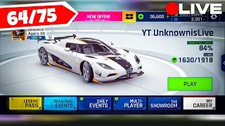 (Day 64/75) Asphalt 9 Live Stream 🔴 Ghost & Lykan Neon Edition Multiplayer, Events