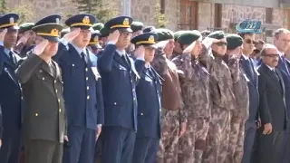 Kazada hayatını kaybeden özel harekat polisi son yolculuğuna uğurlandı