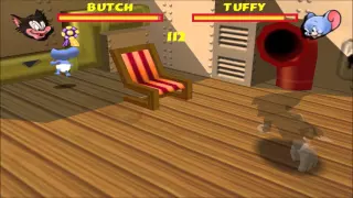 Tom and Jerry Fists of Furry - Butch vs. Tuffy Fight Gameplay HD