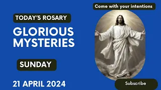 HOLY ROSARY FOR SUNDAY 🙏Today’s rosary April 21, 2024| -Daily Virtual Rosary Glorious Mysteries