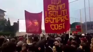 Lazio-Roma 0-2 il gol di Nainggolan esplode di gioia la Sud all'Academy Quelcio