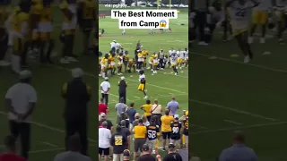 The BEST Moment from Steelers Training Camp…😱 #shorts