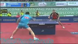 Ma Long Vs Vladimir Samsonov : 1/2 Final [World Cup Moscow 2009]