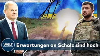 KAMPF UM UKRAINE: Klare Forderungen aus Kiew an Scholz, Macron und Draghi