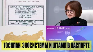 ГОСПЛАН/ЭКОСИСТЕМЫ/ШТАМП В ПАСПОРТЕ/РЕАЛЬНЫЕ ИТОГИ 25 июля