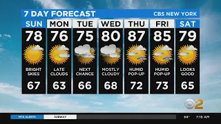 New York Weather: CBS2's 8/30 Sunday Afternoon Forecast