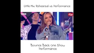 Little Mix: Rehearsal vs Performance 😮