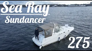 NaVode Sea Ray 275 Sundancer обзор катера тесный и узкий сиа рей