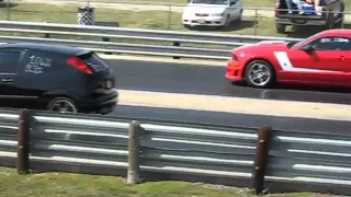 V8 Ford Focus vs. Roush Mustang