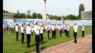 Оркестр войск береговой обороны исполняет Хайтарму