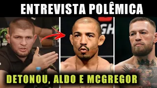 KHABIB NURMAGOMEDOV DETONOU  JOSÉ ALDO E CONOR MCGREGOR (DUBLADO)