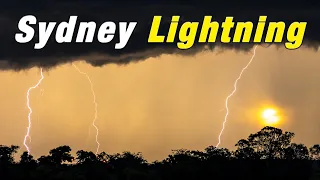 Australian Lightning - Sydney Storm Chasing - 24 January 2023