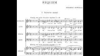 Herbert Howells - Requiem (score video)