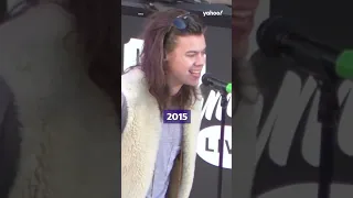 Evolution of Harry Styles through the years | #yahooaustralia #shorts