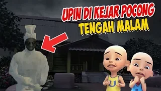 Upin ipin Di Kejar Pocong Tengah Malam , ipin takut ! GTA Lucu