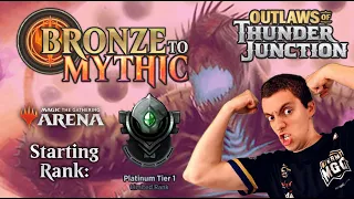 💿 Bronze To Mythic: Episode 12 - Starting Rank: Platinum 1 - MTG Arena:🤠Outlaws Of Thunder Junction🤠