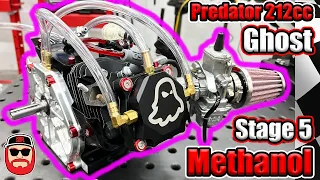 Methanol Ghost 212cc Predator Build 👻 ~ Harbor Freight Race Engine