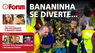 Enquanto bolsonaristas sofrem nos acampamentos, Eduardo Bolsonaro e esposa se divertem no Catar