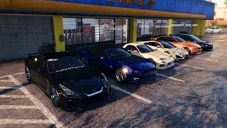 NFS Heat | Clean/Stance Car Meet - Cruising & Pulls Around Palm City!