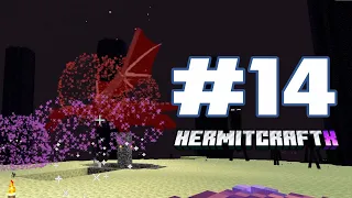 HermitCraft 10: Eight ender dragon fireworks crossbow fights! — ep 14
