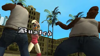 GTA SA: Busted + Random skin #12